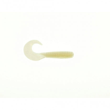 Berkley Gulp! Jigging Grub | 3in | 8cm | Model #GJG3-PW Pearl White