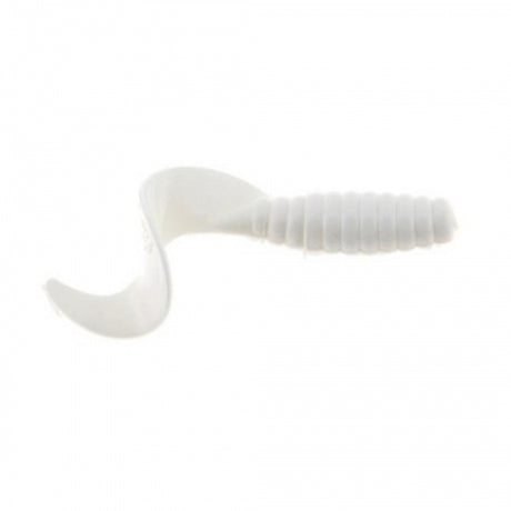 Berkley PowerBait Power Grubs | 3in | 8cm | Model #PBHPG3-WH White