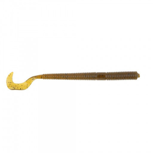 Berkley PowerBait Power Worms | 4in | 10cm | Model #PBBPW4-GP Green Pumpkin