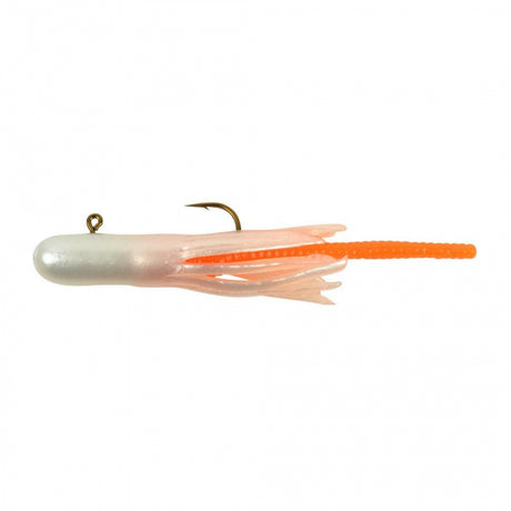 Berkley PowerBait Pre-Rigged Atomic Teasers | 1/32 oz | Model #PCATS132-POR Pearl/Orange