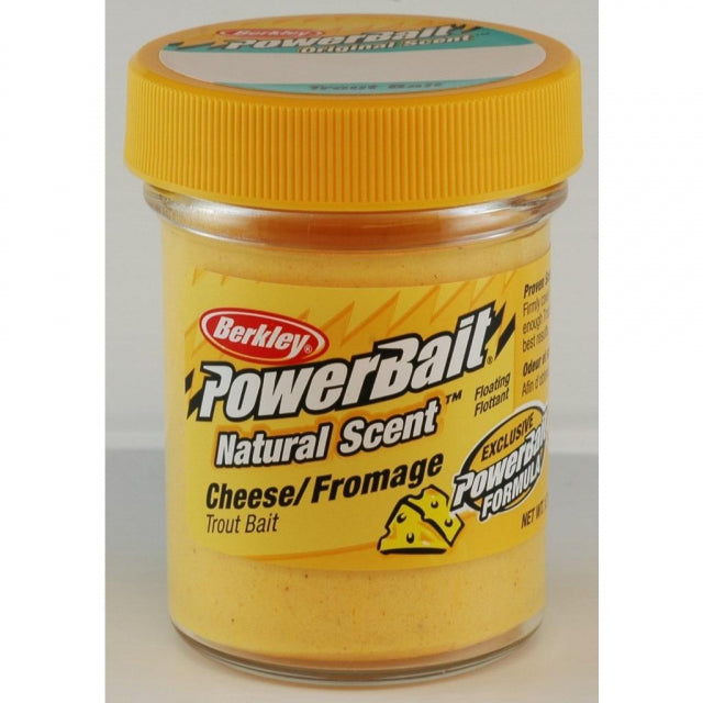 Berkley PowerBait Natural Scent Trout Bait | Cheese | Model #BTCHY2 Yellow