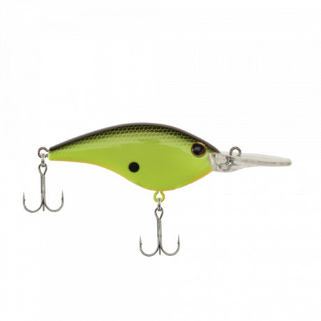 Berkley Frittside | 7 (3/7oz) | 2 1/2in | 6 2/5cm | 5 | 5'-7' | 1.5m-2.1m | Model #BHBFS7-BCH Black Chartreuse