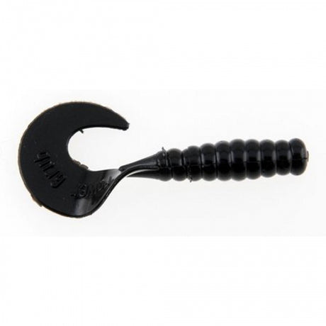 Berkley PowerBait Power Grubs | 3in | 8cm | Model #PBHPG3-BL Black