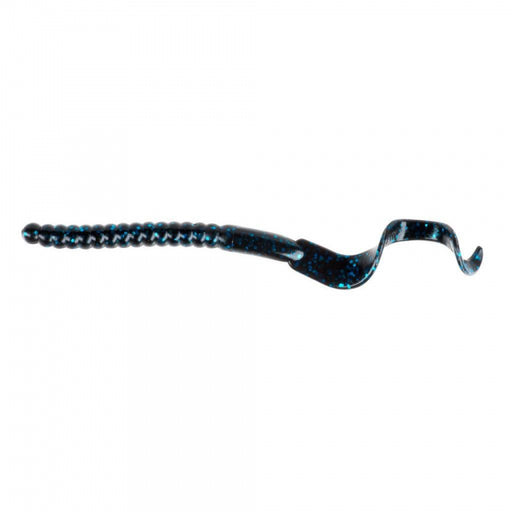 Berkley PowerBait Power Worms | 7in | 18cm | Model #PBBPW7-BBF Black Blue Fleck