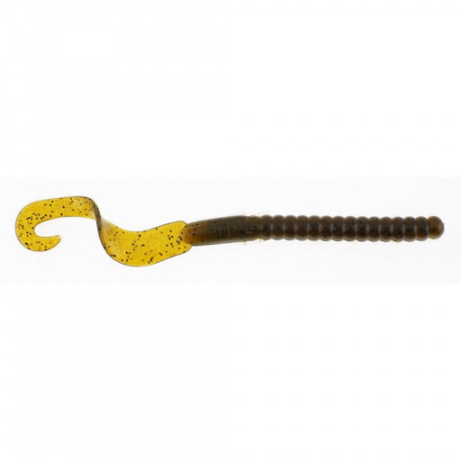Berkley PowerBait Power Worms | 7in | 18cm | Model #PBBPW7-GP Green Pumpkin