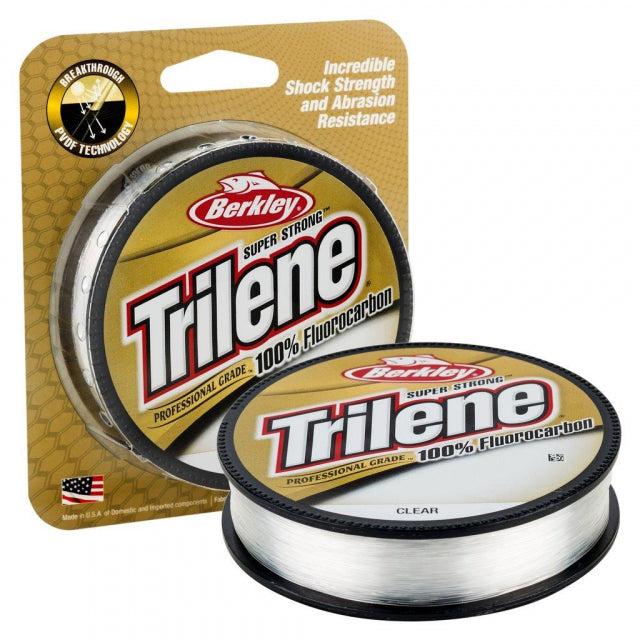 Berkley Trilene 100% Fluorocarbon | 200yd | 182m | 12lb | 5.4kg | Model #TLFFS12-15 Clear