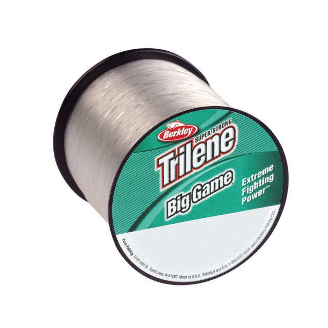 Berkley Trilene Big Game | 1500yd | 1371m | 10lb | 4.5kg | Model #BGQS10C-15 Clear