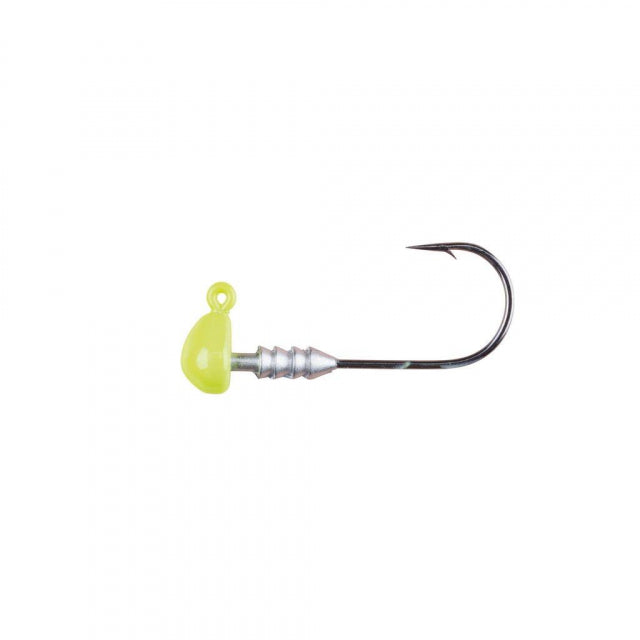 Berkley Half Head Jigs | 1/16 oz | 1.8g | 1 | Model #BHHJ116-CH Chartreuse