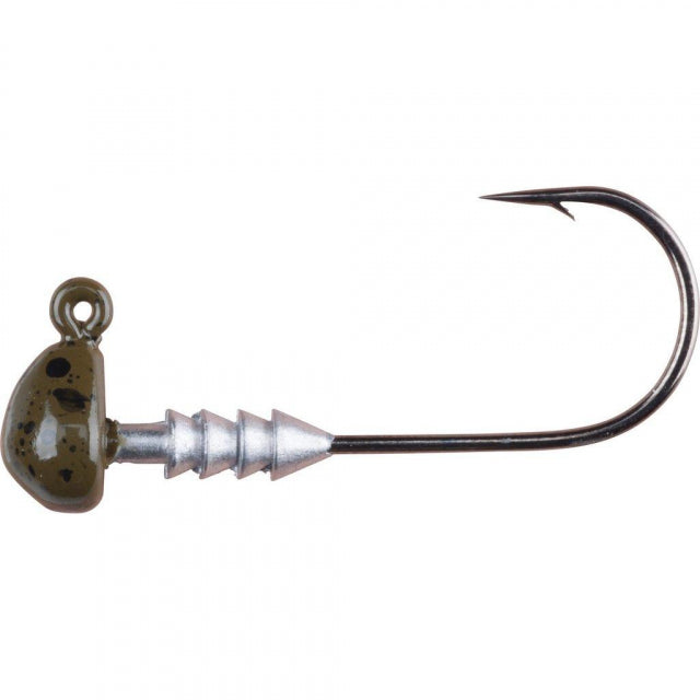 Berkley Half Head Jigs | 1/16 oz | 1.8g | 1 | Model #BHHJ116-GP Green Pumpkin