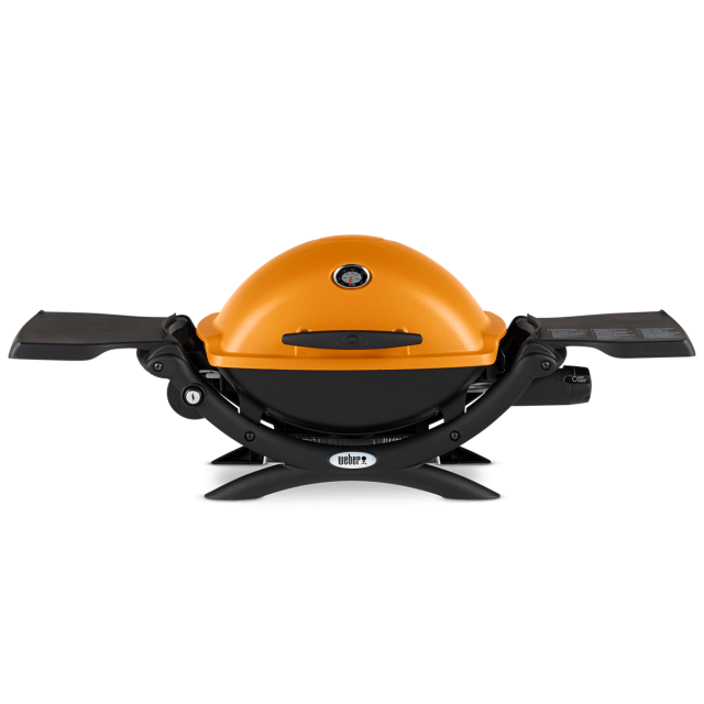 Weber Grills Q 1200 Gas Grill LP Orange