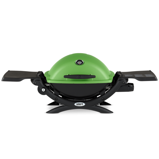 Weber Grills Q 1200 Gas Grill LP Green