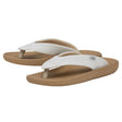 Hey Dude Women's Meg Flip Flop Panama White