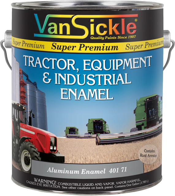 Van Sickle Tractor, Equipment & Industrial Enamel Gal - Satin Aluminum Alum