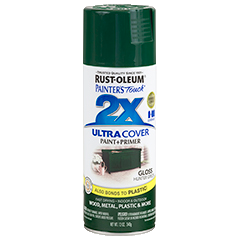 RUST-OLEUM 12 OZ Painter's Touch 2X Ultra Cover Gloss Spray Paint - Gloss Hunter Green HUNTER_GREEN