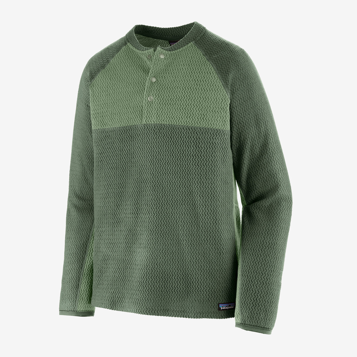 Patagonia Men's R1 Air Henley Hemlock green