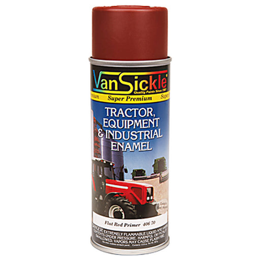 Van Sickle Tractor, Equipment & Industrial Enamel Primer 12oz Spray - Flat Red Red