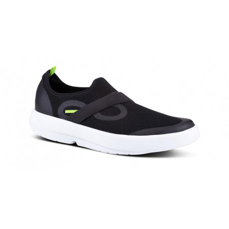 OOFOS Men's OOmg Low White/Black