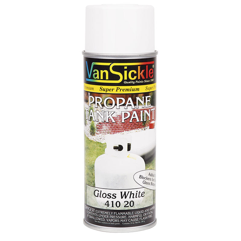 Van Sickle Propane Tank Paint 12oz Spray - Gloss White ...