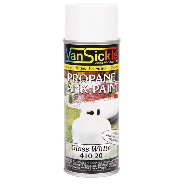 Van Sickle Propane Tank Paint 12oz Spray - Gloss White White