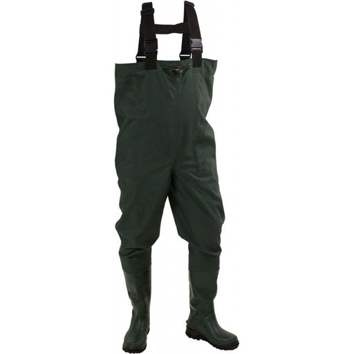 Frogg Toggs Cascades 2-Ply Cleated Chest Waders Dark Green