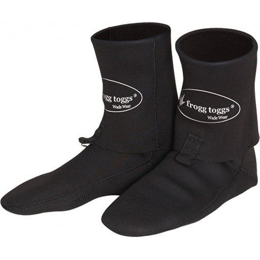 Frogg Toggs Neoprene Booties with Built-In Gravel Guards Black