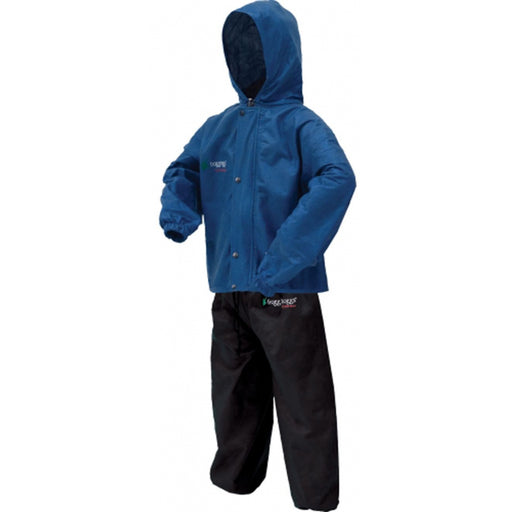 Frogg Toggs Youth Classic Polly Wogg Rain Suit Blue