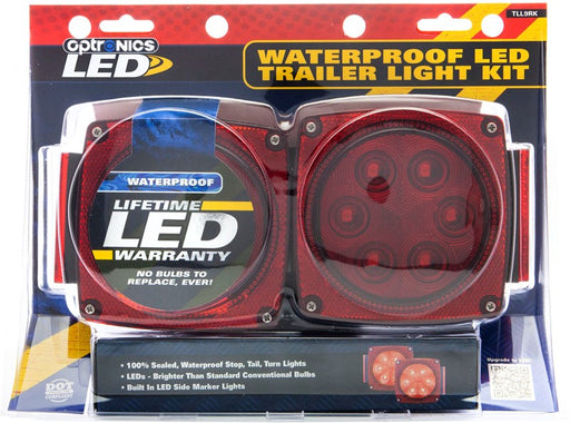 Optronics Waterproof LED Trailer Light Kit RED