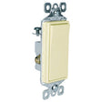 Pass & Seymour 15A 3-Way Rocker Wall Switch, Ivory 15A