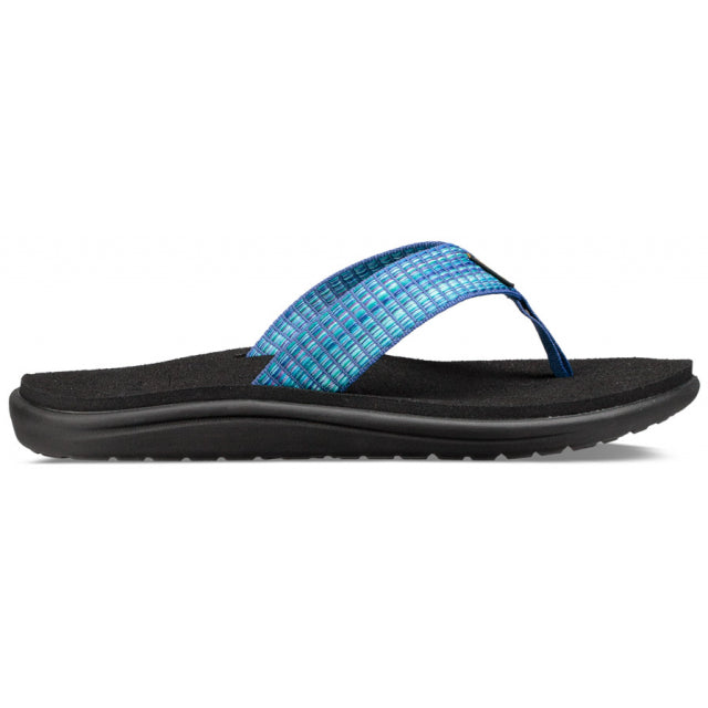 Teva Women's Voya Flip Sandal Bar Street Multi Blue