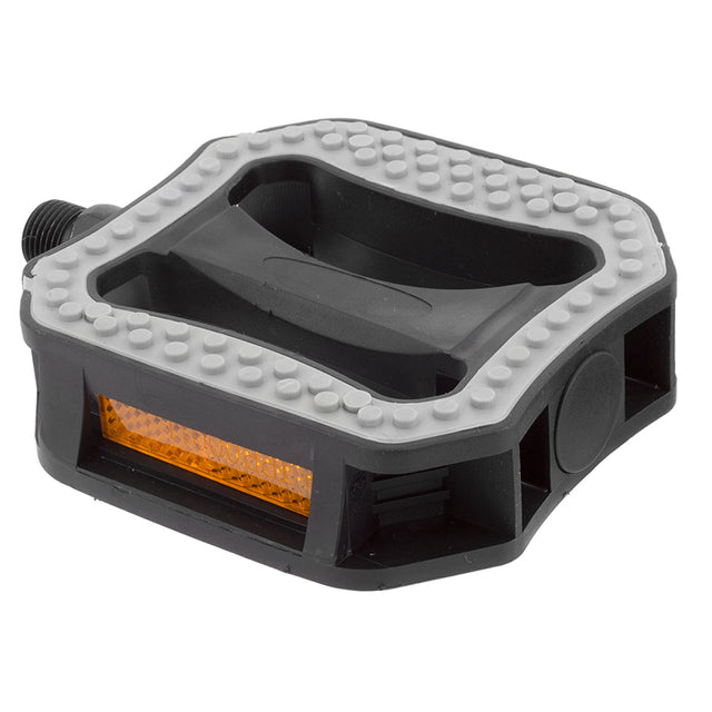 Sunlite COMFORT GRIPS ABS PEDALS BLK/GRY / 16-Sep