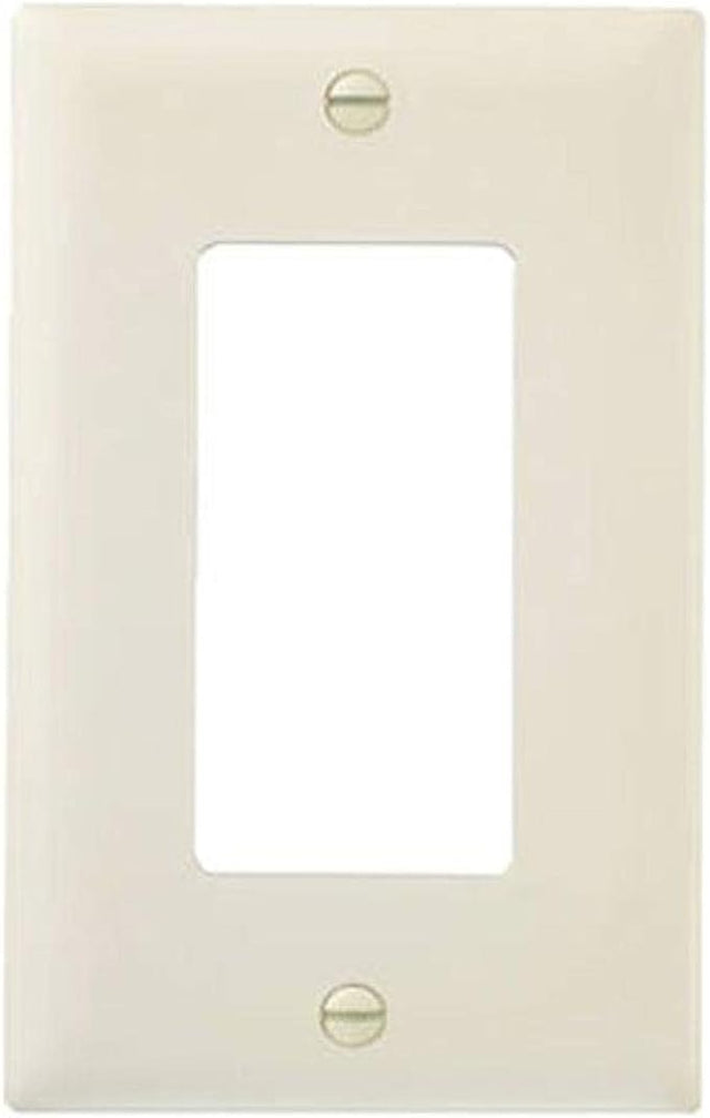 Pass & Seymour 1 Gang Decorator Wall Plate, Light Almond 1G