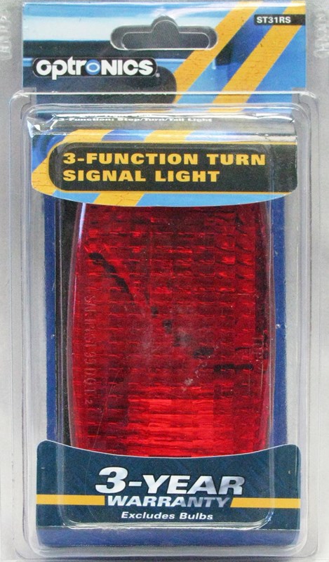 Optronics 3-Function Turn Signal Light RED