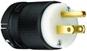 Pass & Seymour 15A 125V Clamp Lock Straight Blade Plug BLACK / 15A