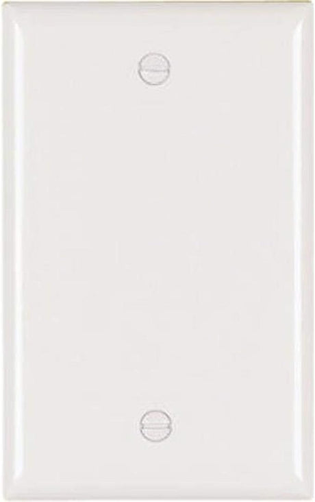 Pass & Seymour 1Gang Blank Wall Plate, White WHITE / 1G