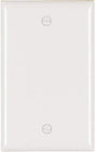 Pass & Seymour 1Gang Blank Wall Plate, White WHITE / 1G