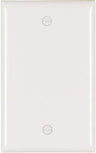Pass & Seymour 1Gang Blank Wall Plate, White WHITE / 1G