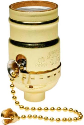 Pass & Seymour Medium Pull-Chain One Circuit 660 Watt/250 Volt Lampholder 660W