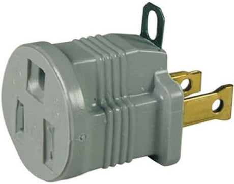 Pass & Seymour 1875W Polarized Grounding Adapter, Gray GRAY