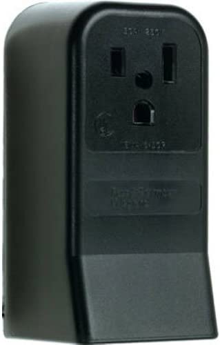 Pass & Seymour 50A 250V Surface-Mount Receptacle, Black BLACK / 50A