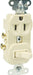 Pass & Seymour 15A Single Pole Toggle Switch/Receptacle Combination, Ivory 15A