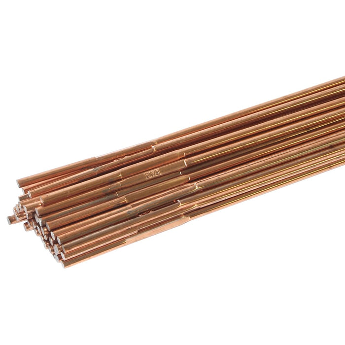 Forney ER70S-6 Brazing, TIG, Steel Rod, 1/8 in x 36 in, 5 Pound COPPERCOAT