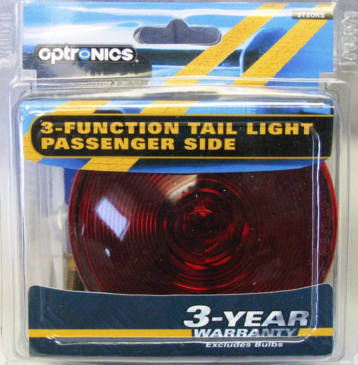 Optronics 3-Function Tail Light, Passenger Side BLK_STL