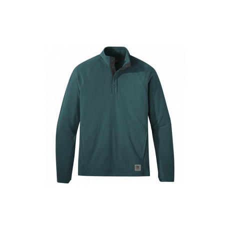 Outdoor Research Men's Trail Mix Snap Pullover treeline