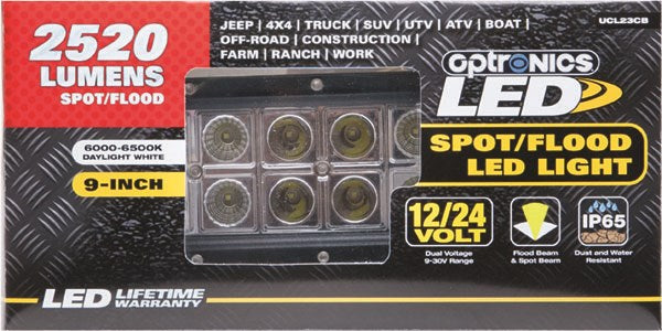 Optronics Spot/Flood LED Light Bar, 9"