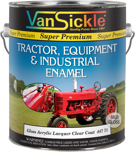 Van Sickle Tractor, Equipment & Industrial Enamel Clear Coat Gal - Gloss Clear Clear coat