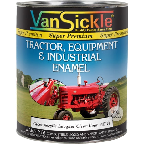 Van Sickle Tractor, Equipment & Industrial Enamel Clear Coat Qt - Gloss Clear