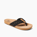 Reef Women's Cushion Strand Black/Natural