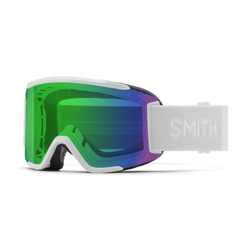 Smith Optics Squad S White Vapor - ChromaPop Everyday Green Mirror