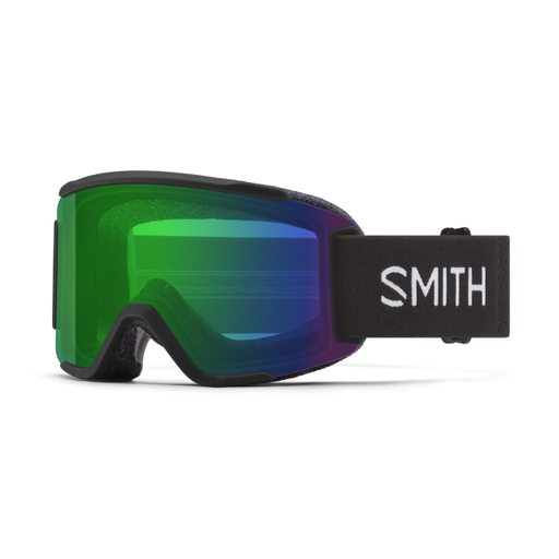 Smith Optics Squad S Black - ChromaPop Everyday Green Mirror