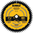 Dewalt 7-1/4 IN. X 5/8 IN. 60-Tooth Tungsten Carbide Circular Saw Blade